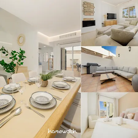 Holiday home 3-story Townhouse For 7, Newly Renovated, Terrace, Bbq, And Access In Arenal, *